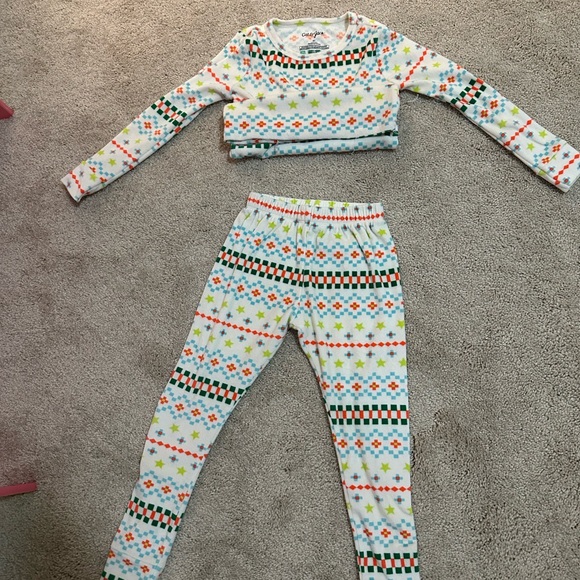 Colorful Patterned Pajama Set - Picture 3 of 3